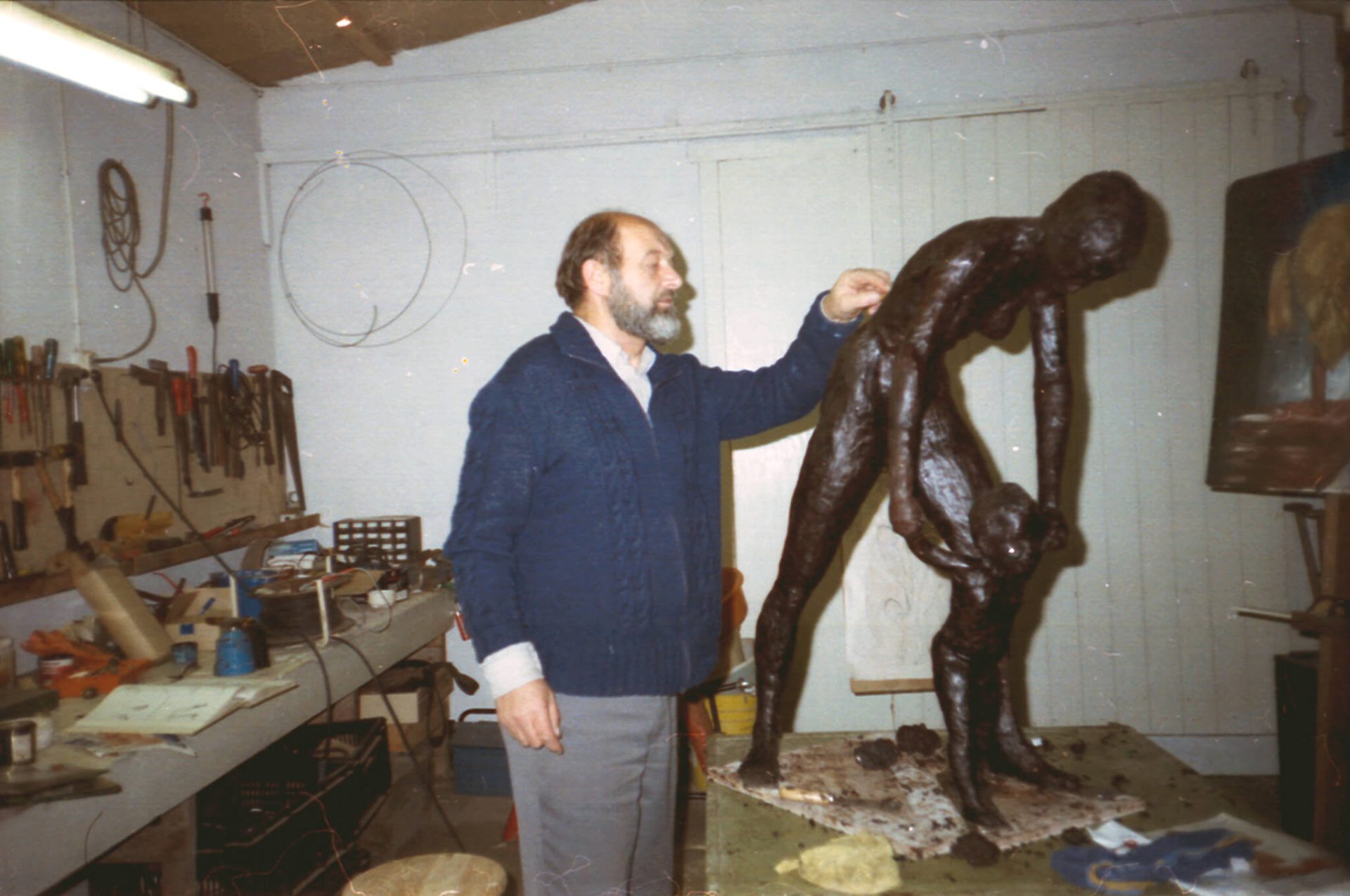 Jan van Velzen wasmodel Moeder en kind
