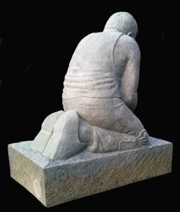 Pflasterstein aus Dolomitstein, Seite. 80 cm hoch