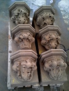 6 consoles voor het zuiderportaal van de Stevenskerk in Nijmegen