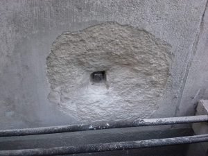 iron before treatment and finishing