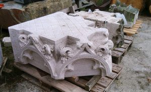 Laatste pinakel voor de Cuneratoren. pinakelblok cuneratoren nieuw