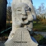Kopieren Muschelkalksteen Luft Bogen Statuette Noah Roeper