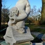 Kopieren Muschelkalksteen Luft Bogen Statuette Noah Roeper
