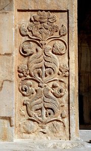bas-relief met levensboom