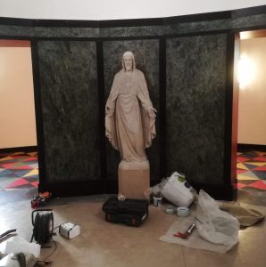 installeren beeld Jezus