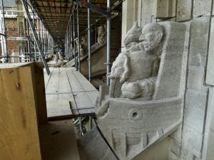 Steigerbezoek Eusebiuskerk accorderen luchtboogbeelden