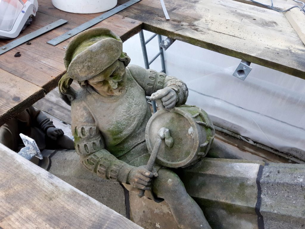 kapotte trommelstok van de Kleine Tamboer